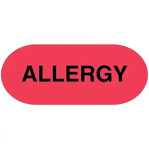 Wristband Alert Labels 5/8" X 1/4" - pack of 300 Wristband Alert Labels 5/8" X 1/4" - pack of 300