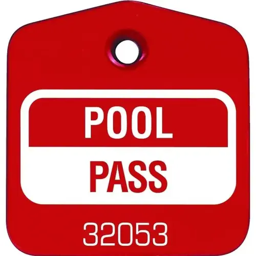 Pool Pass Red - pack of 100 Pool Pass Red - pack of 100