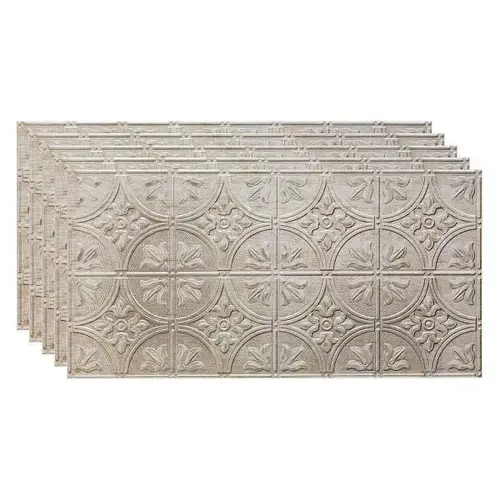 2 ftX4 ft Traditional #2 Glue Up Ceiling Panel, Vintage Metal - pack of 5 2 ftX4 ft Traditional #2 Glue Up Ceiling Panel, Vintage Metal - pack of 5