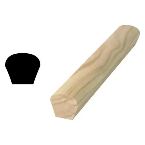 230 Solid Pine Handrail Moulding 96" - pack of 5 230 Solid Pine Handrail Moulding 96" - pack of 5
