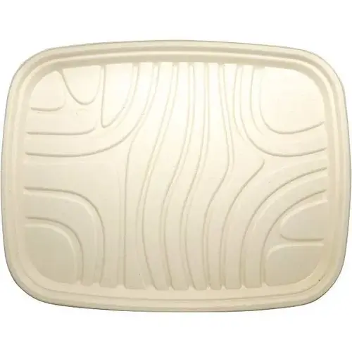 Fiber Trays, Pla Lined, Pfas Free, 18 X 14 X 1,natural - pack of 100 Fiber Trays, Pla Lined, Pfas Free, 18 X 14 X 1,natural - pack of 100