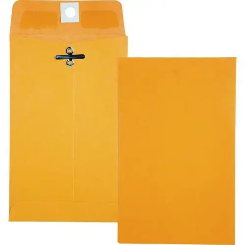 #15 Clasp Envelope 4"X6.375" Gummed Closure Kraft - pack of 100 #15 Clasp Envelope 4"X6.375" Gummed Closure Kraft - pack of 100