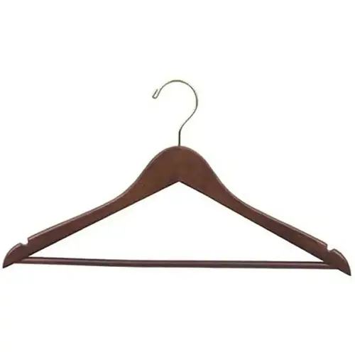 Men'S Wood Hangers, 100 Per Case - pack of 100 Men'S Wood Hangers, 100 Per Case - pack of 100