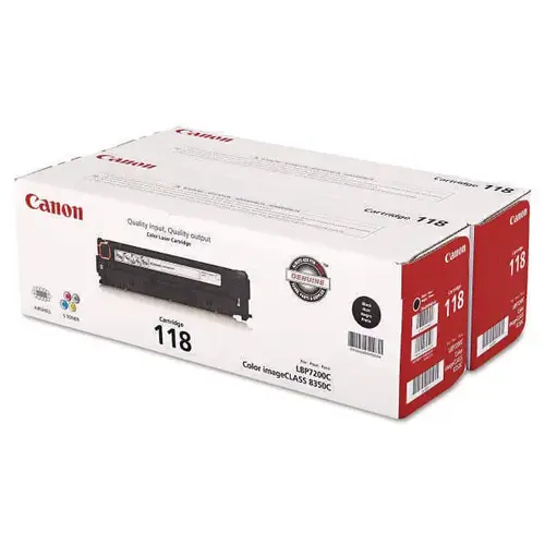 118 Toner 3,400 Page-Yield Black - pack of 2 118 Toner 3,400 Page-Yield Black - pack of 2