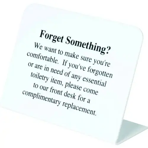 Forget Something Easel - pack of 50 Forget Something Easel - pack of 50