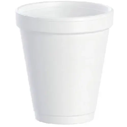 J Cup Insulated Foam Cup, 6 Oz, White - pack of 1000 J Cup Insulated Foam Cup, 6 Oz, White - pack of 1000