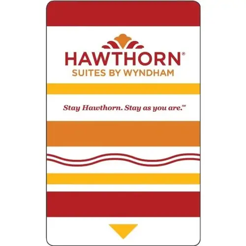 Hawthorn Suites By Wyndham Magnetic Keycard - pack of 500 Hawthorn Suites By Wyndham Magnetic Keycard - pack of 500