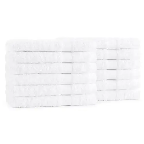 Essential Square Wash Cloth Cam 12x12 1 Lb/Dozen White - pack of 300 Essential Square Wash Cloth Cam 12x12 1 Lb/Dozen White - pack of 300