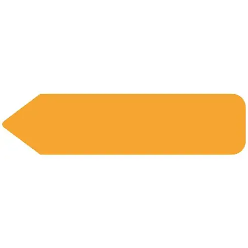 Uniarrow Flag 2-1/4" X 9/16" Orange - pack of 150 Uniarrow Flag 2-1/4" X 9/16" Orange - pack of 150
