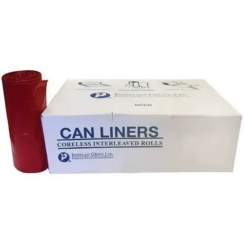 40 Gal. 38 In. X 38 In. 3 Mil. Red Low-Density Trash Bags - pack of 4 40 Gal. 38 In. X 38 In. 3 Mil. Red Low-Density Trash Bags - pack of 4