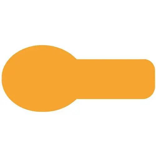 Unimark Flag 3/4" X 5/16" Orange - pack of 520 Unimark Flag 3/4" X 5/16" Orange - pack of 520