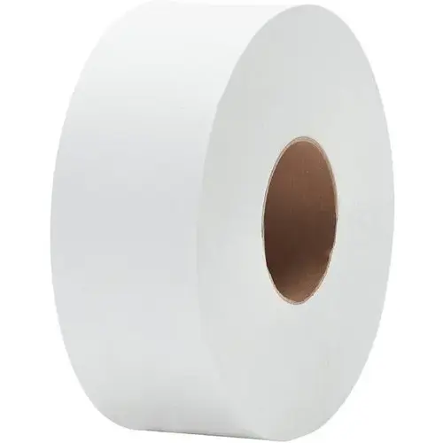 Jumbo 2-Ply 100% Recycled Bathroom Tissue, White - pack of 12 Jumbo 2-Ply 100% Recycled Bathroom Tissue, White - pack of 12