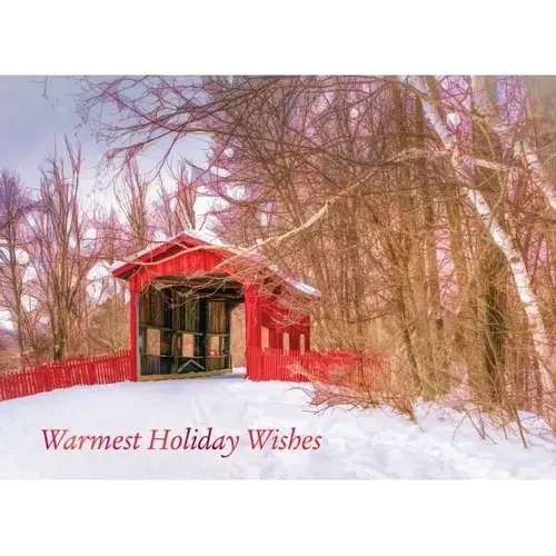 Premium Holiday Greeting Card, "Warmest Holiday Wishes" Design - pack of 50 Premium Holiday Greeting Card, "Warmest Holiday Wishes" Design - pack of 50
