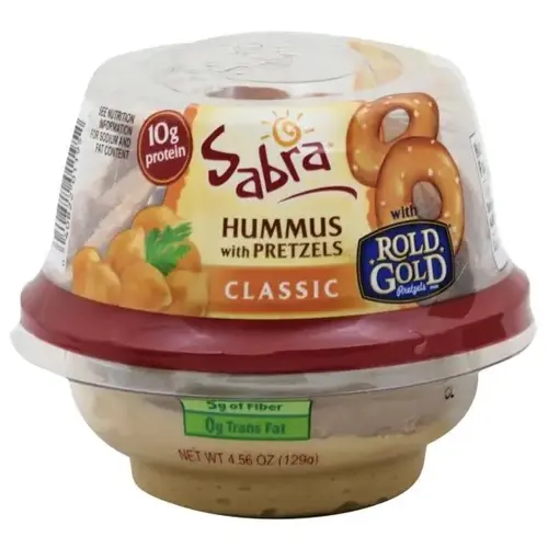 4.56 Oz. Classic Hummus W/ Pretzels Cup - pack of 6 4.56 Oz. Classic Hummus W/ Pretzels Cup - pack of 6