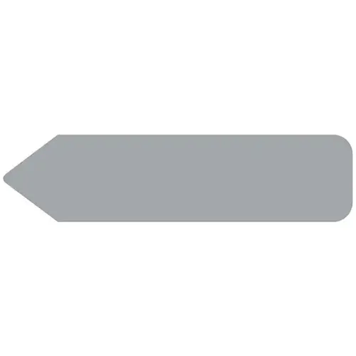 Uniarrow Flag 2-1/4" X 9/16" Gray - pack of 150 Uniarrow Flag 2-1/4" X 9/16" Gray - pack of 150