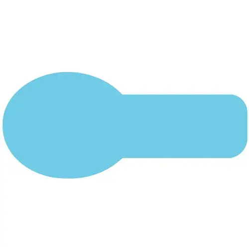 Unimark Flag 3/4" X 5/16" Light Blue - pack of 520 Unimark Flag 3/4" X 5/16" Light Blue - pack of 520