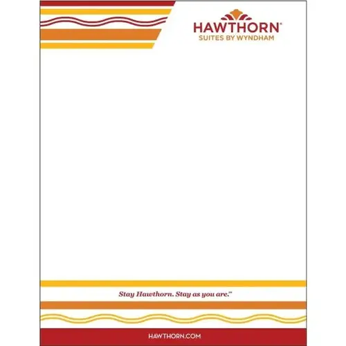 By Wyndham 4-1/4 X 5-1/2", 8 Sheet Notepad - pack of 500 By Wyndham 4-1/4 X 5-1/2", 8 Sheet Notepad - pack of 500