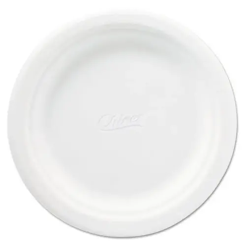 White Classic Paper Round Plate 6-3/4" - pack of 1000 White Classic Paper Round Plate 6-3/4" - pack of 1000