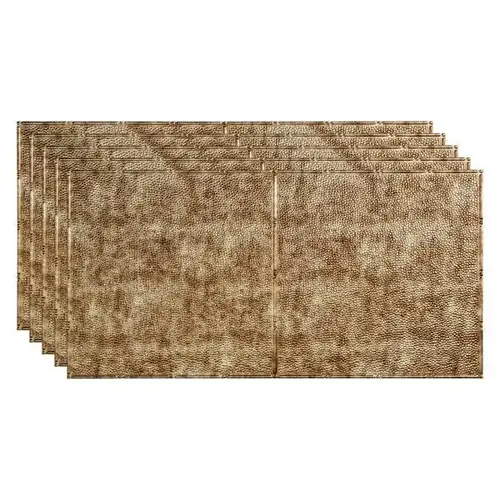 2 ftX4 ft Border Fill Glue Up Ceiling Panel, Bermuda Bronze - pack of 5 2 ftX4 ft Border Fill Glue Up Ceiling Panel, Bermuda Bronze - pack of 5