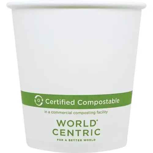 10 Oz. White Paper Cup Hot Pla Compostable - pack of 1000 10 Oz. White Paper Cup Hot Pla Compostable - pack of 1000