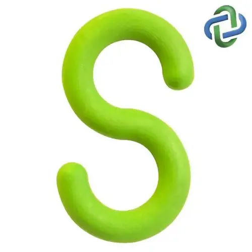 Safety Green 2 Inch S-Hook - pack of 10 Safety Green 2 Inch S-Hook - pack of 10