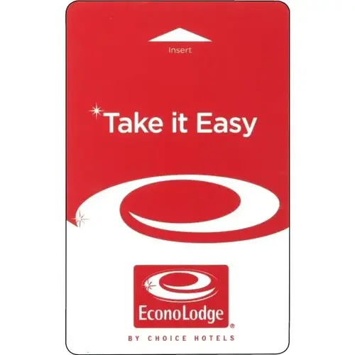 Econo Lodge Magnetic Keycard - pack of 500 Econo Lodge Magnetic Keycard - pack of 500