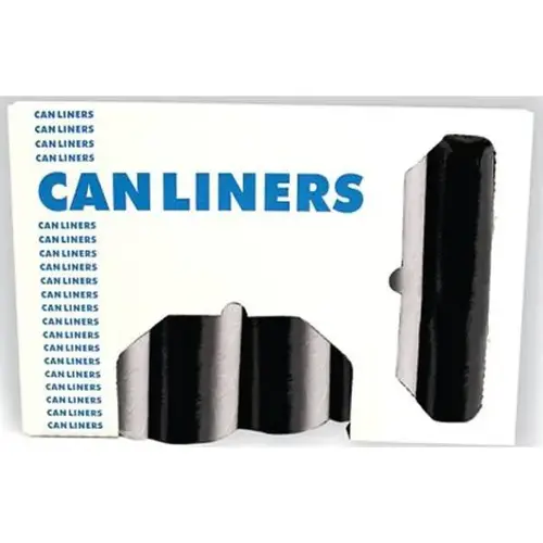 12-16 Gal. 24 In. X 33 In. 8 Mic. Black High-Density Trash Bags - pack of 20 12-16 Gal. 24 In. X 33 In. 8 Mic. Black High-Density Trash Bags - pack of 20