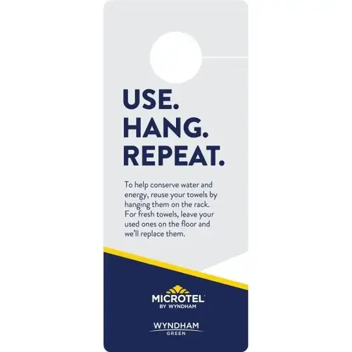 By Wyndham Conservation Sign - pack of 100 By Wyndham Conservation Sign - pack of 100