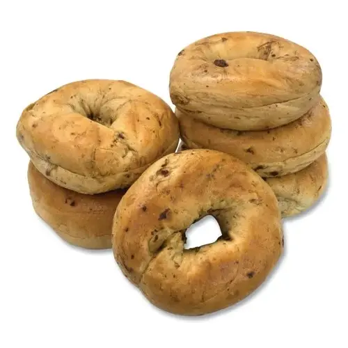 Fresh Cinnamon Raisin Bagels - pack of 6 Fresh Cinnamon Raisin Bagels - pack of 6