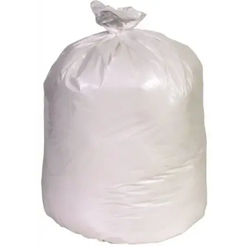 56 Gal 43x47" 1.3 Mil White Trash Bags, 5 Rolls Of 20 - pack of 100 56 Gal 43x47" 1.3 Mil White Trash Bags, 5 Rolls Of 20 - pack of 100