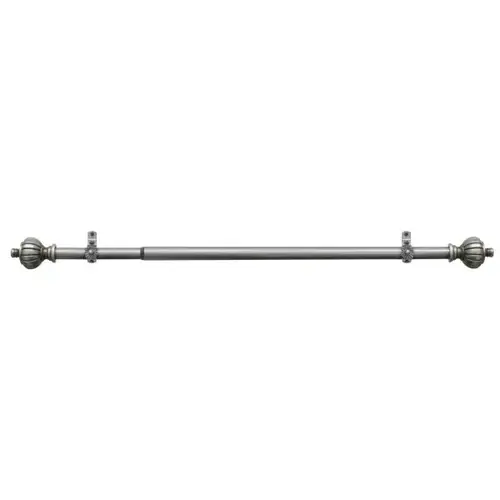 Camino Decorative Rod And Finial Delta 66 To 120" Silver - pack of 4 Camino Decorative Rod And Finial Delta 66 To 120" Silver - pack of 4