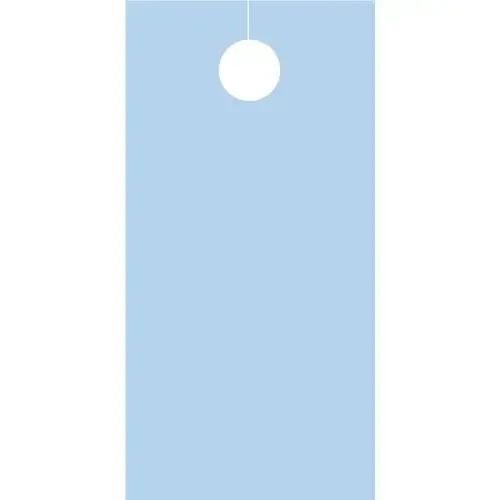 Blank Door Tags, Blue - pack of 100 Blank Door Tags, Blue - pack of 100