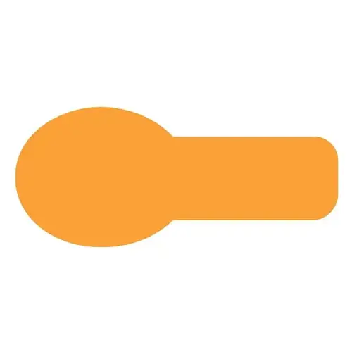 Unimark Flag 3/4"X5/16" Dark Orange - pack of 520 Unimark Flag 3/4"X5/16" Dark Orange - pack of 520