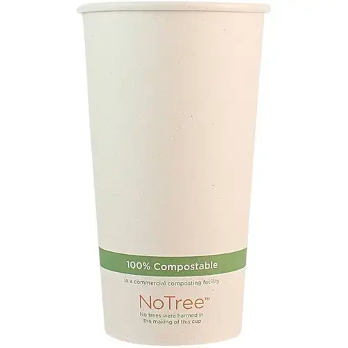 Notree Paper Hot Cups, 20 Oz, Natural - pack of 1000 Notree Paper Hot Cups, 20 Oz, Natural - pack of 1000