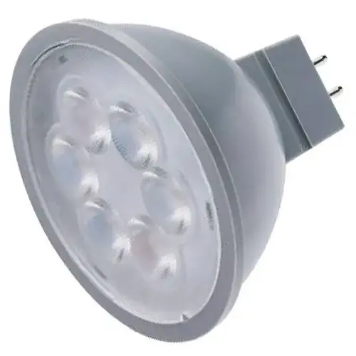 SATCO Lighting S11392 4.5W MR16 LED, Silver Finish, 3000K, GU5.3 Base, 360 Lumens, 12V SATCO Lighting S11392 4.5W MR16 LED, Silver Finish, 3000K, GU5.3 Base, 360 Lumens, 12V