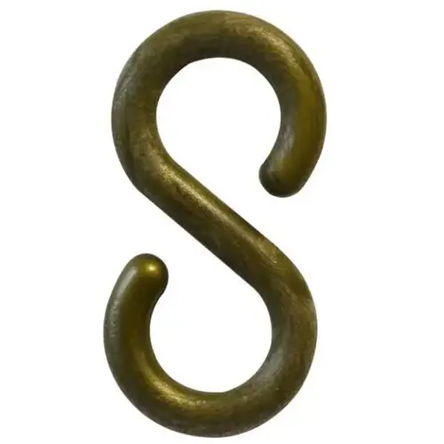Khaki Gold 2 Inch S-Hook - pack of 10 Khaki Gold 2 Inch S-Hook - pack of 10