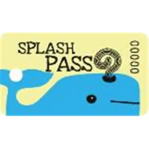 Pool Pass Blue Whale - pack of 100 Pool Pass Blue Whale - pack of 100