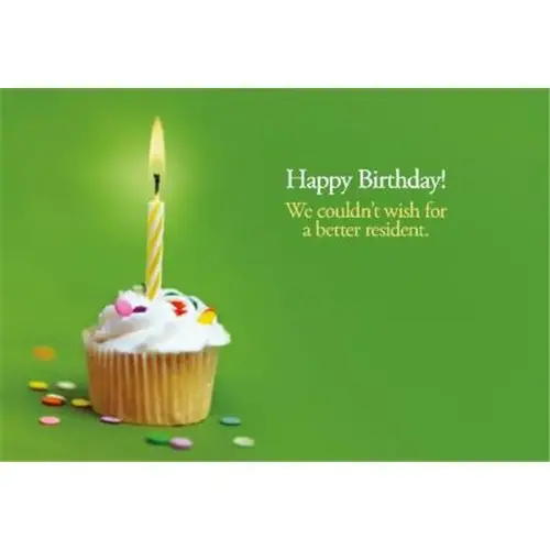 Birthday Postcard Birthday Cake Design Free Back Personalization - pack of 50 Birthday Postcard Birthday Cake Design Free Back Personalization - pack of 50