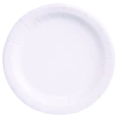 Paper Plate 8.5 Inch White - pack of 500 Paper Plate 8.5 Inch White - pack of 500