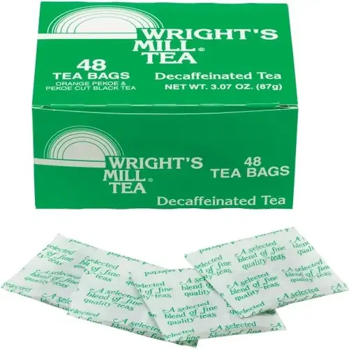 Wright'S Mill Decaffeinated Tea Bags - pack of 576 Wright'S Mill Decaffeinated Tea Bags - pack of 576