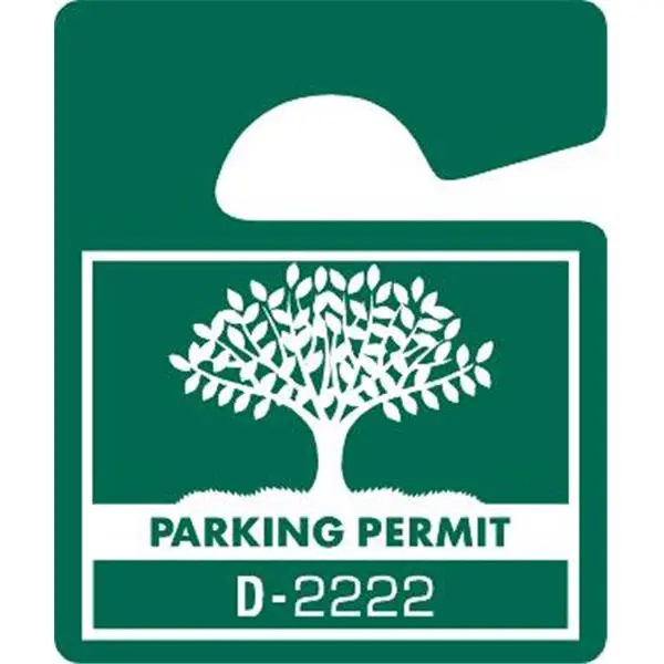 Hd Supply Plastic Parking Permit Tags Green 2-1/2 X 3 - pack of 100 272545 Hd Supply Plastic Parking Permit Tags Green 2-1/2 X 3 - pack of 100 272545