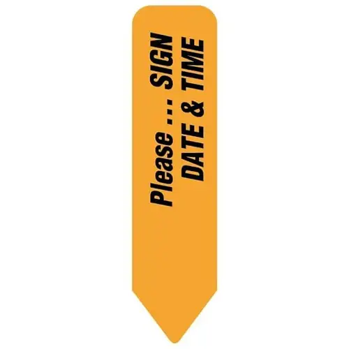 Uniarrow Flag 2-1/4" X 9/16"- Please Date/Time - pack of 150 Uniarrow Flag 2-1/4" X 9/16"- Please Date/Time - pack of 150