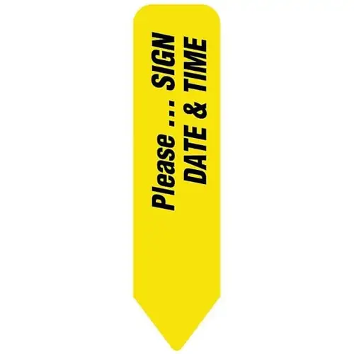 Uniarrow Flag 2-1/4"X9/16" Yellow - pack of 150 Uniarrow Flag 2-1/4"X9/16" Yellow - pack of 150