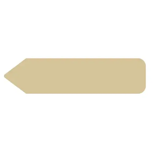Uniarrow Flag 2-1/4"X9/16" Tan - pack of 150 Uniarrow Flag 2-1/4"X9/16" Tan - pack of 150
