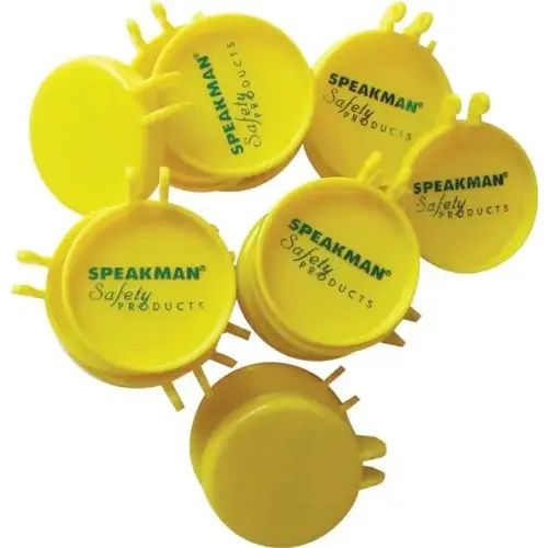 Yellow Flip Caps For Eyewash - pack of 20 Yellow Flip Caps For Eyewash - pack of 20