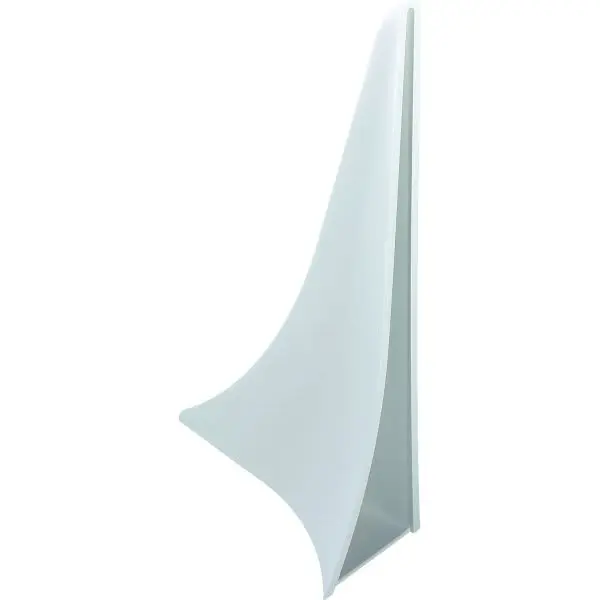 GENERIC PRIVATE BRAND Shower Splash Guard White 2pk - pack of 2 405220