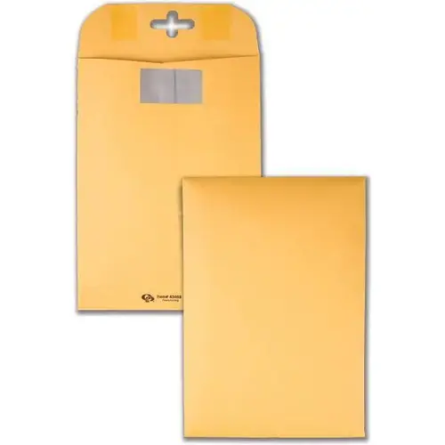 #55 Clasp Envelope 6"X9" Redi-Tac Seal Kraft - pack of 100 #55 Clasp Envelope 6"X9" Redi-Tac Seal Kraft - pack of 100