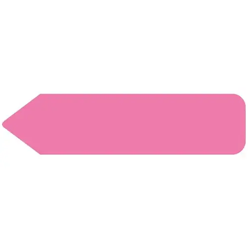 Uniarrow Flag 2-1/4"X9/16" Flourescent Pink - pack of 150 Uniarrow Flag 2-1/4"X9/16" Flourescent Pink - pack of 150