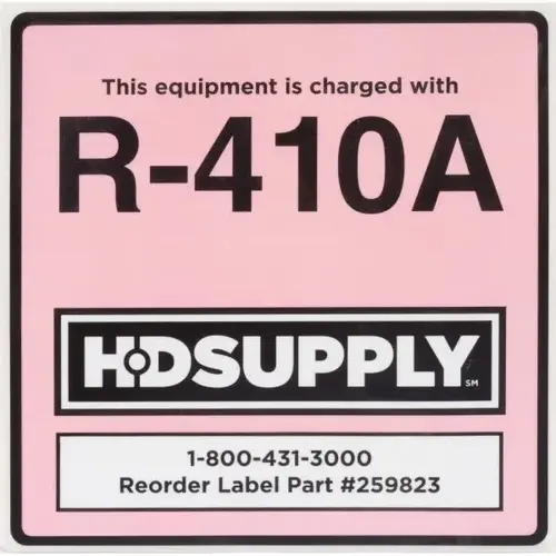 R-410a Adhesive Labels - pack of 10 R-410a Adhesive Labels - pack of 10