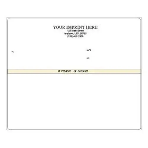 Funeral Statements Single Sheet - pack of 100 Funeral Statements Single Sheet - pack of 100